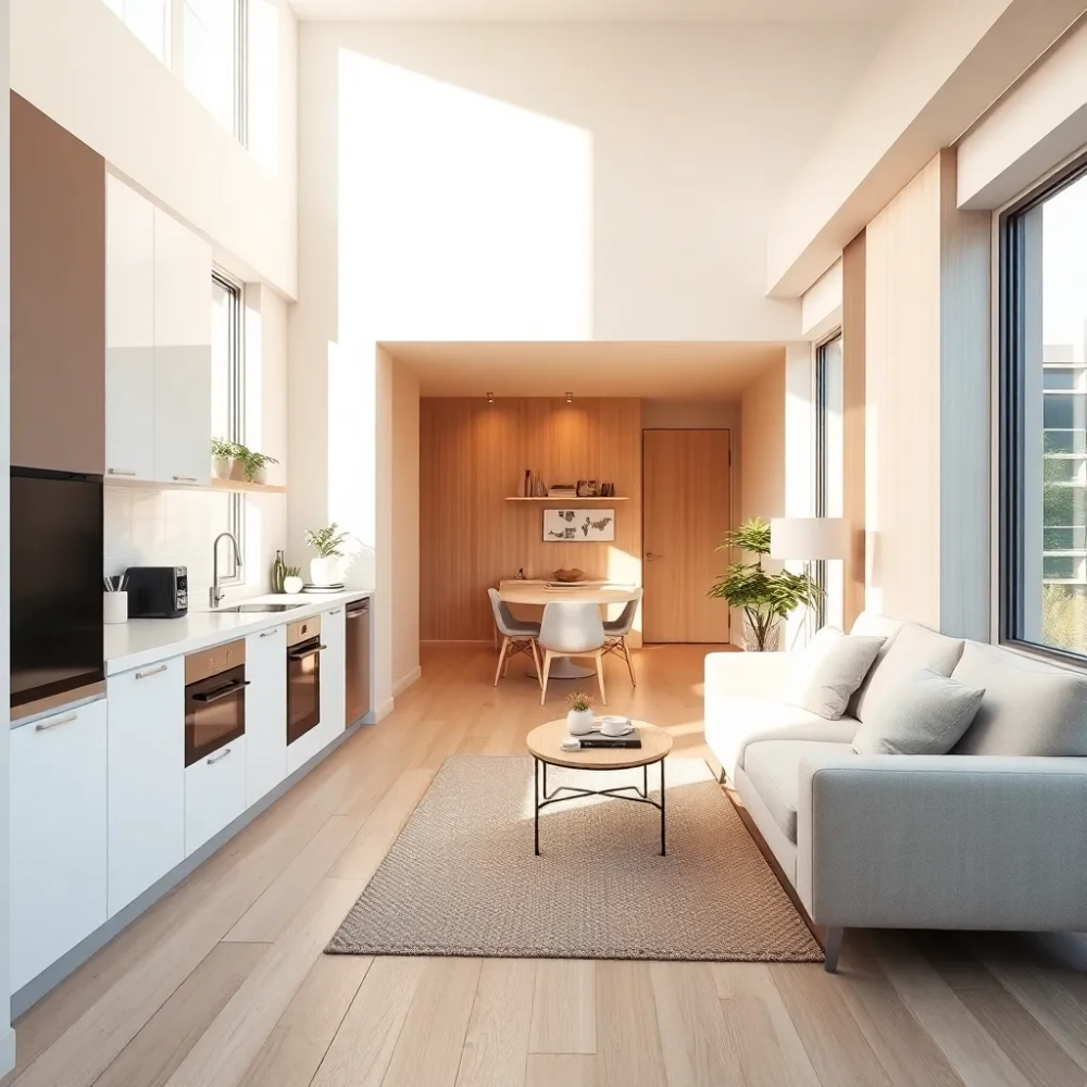 Mała kuchnia z salonem inspiracje