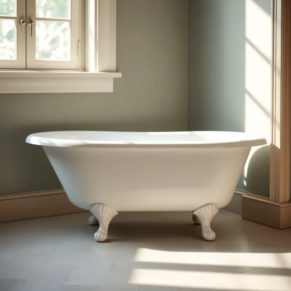 Mała wanna na nóżkach