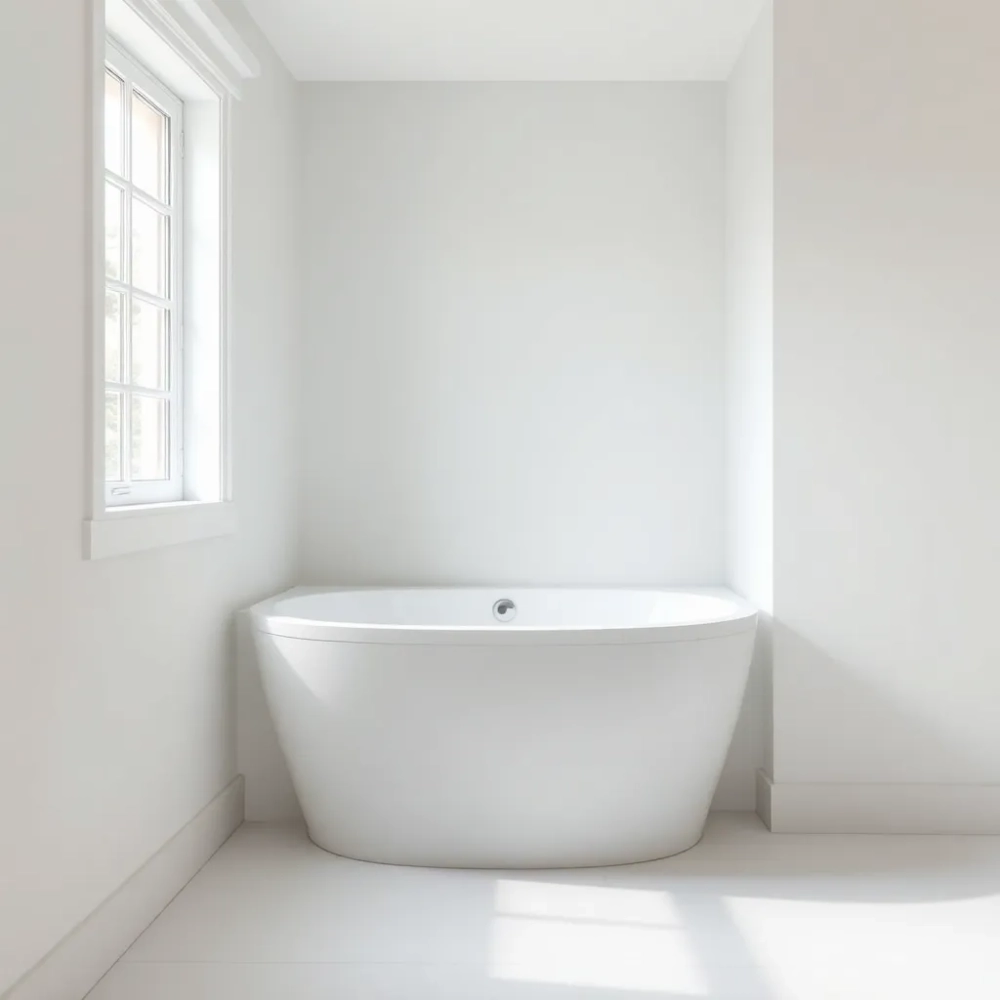 Mała wanna narożna 90x90