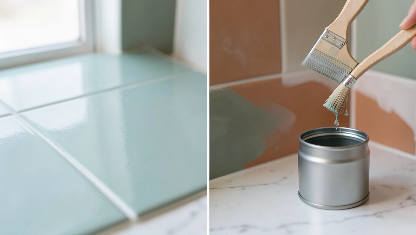 Malowanie płytek ceramicznych w łazience krok po kroku