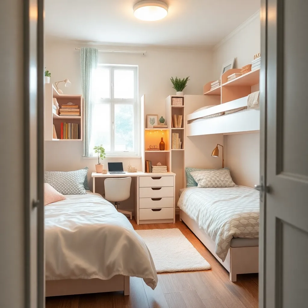 maly pokoj dla dwoch nastolatek