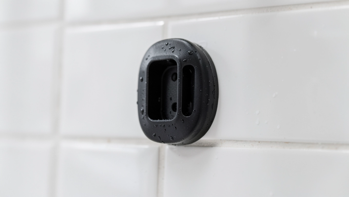 Materiał ABS w uchwycie do grzejnika łazienkowego