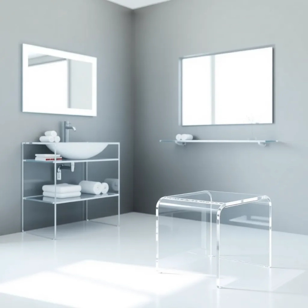 Meble akrylowe do łazienki