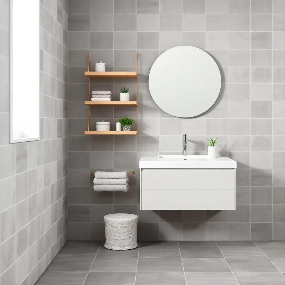 Meble do szarej łazienki