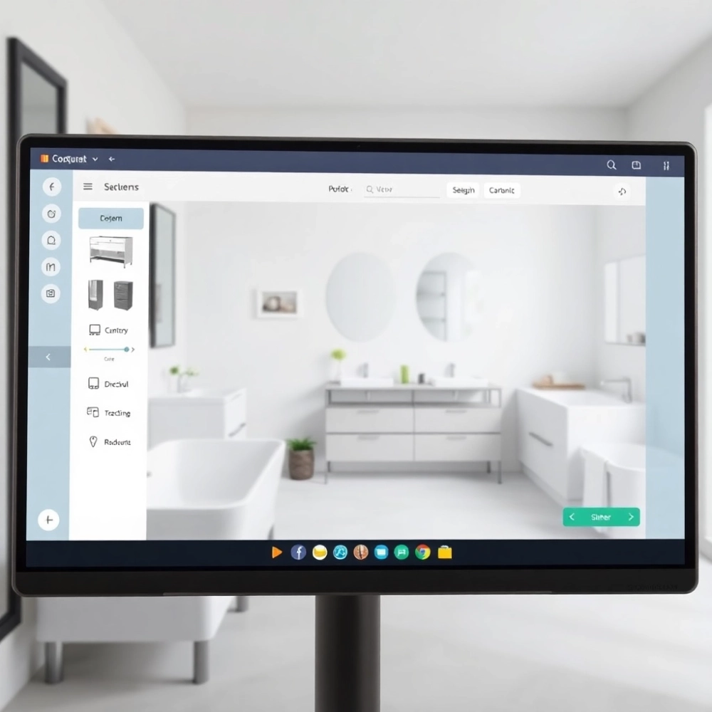 Meble łazienkowe na wymiar online konfigurator
