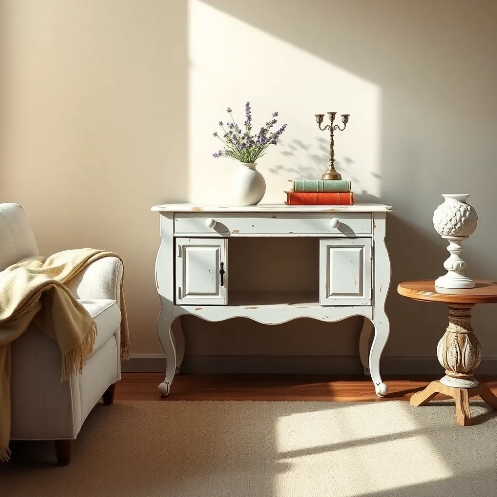 Meble w stylu prowansalskim do salonu