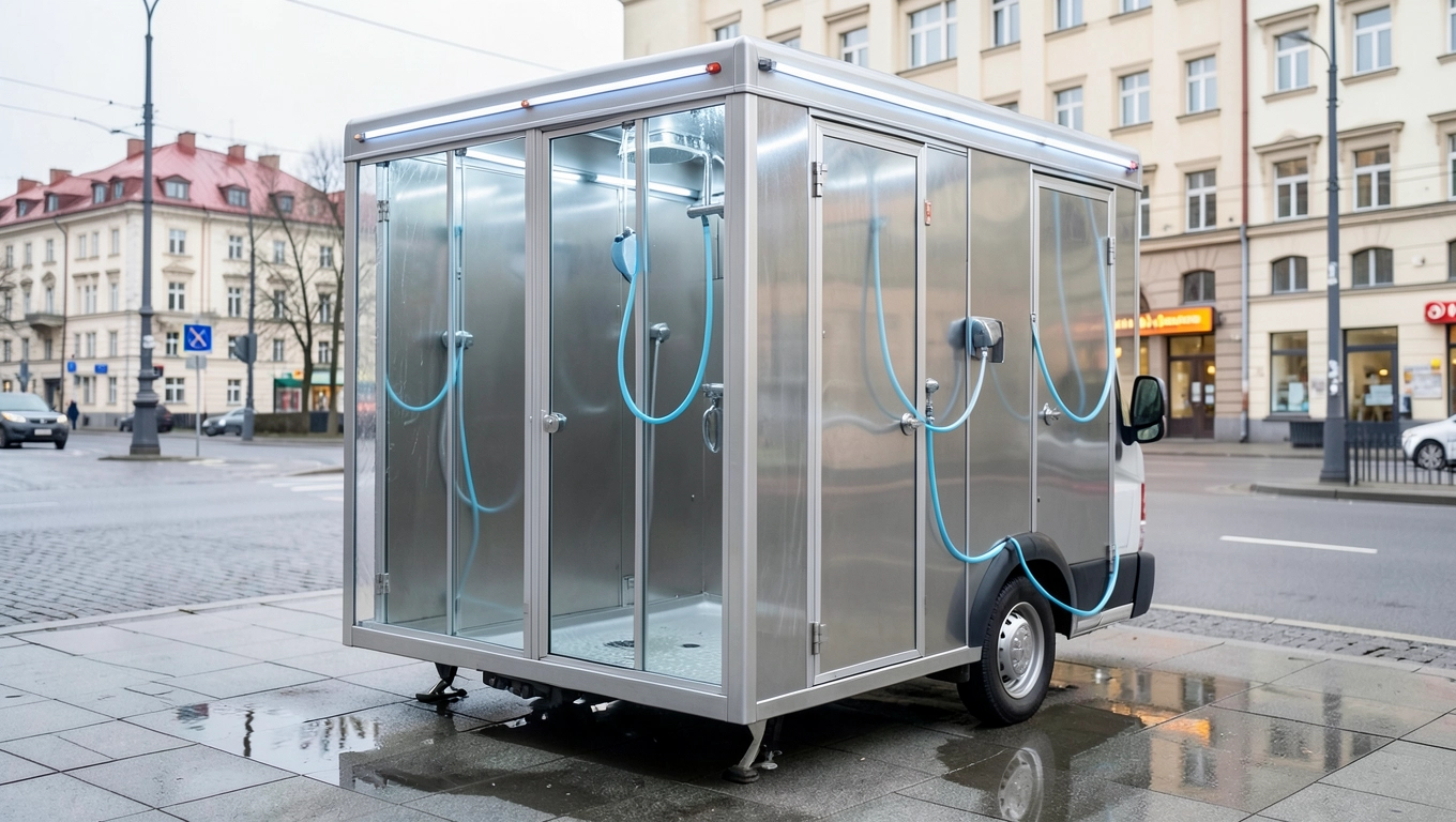 Mobilne prysznice w Warszawie