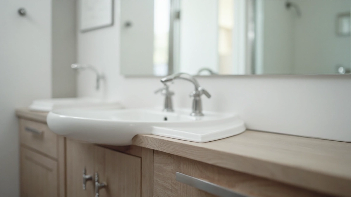 mocowanie umywalki do szafki