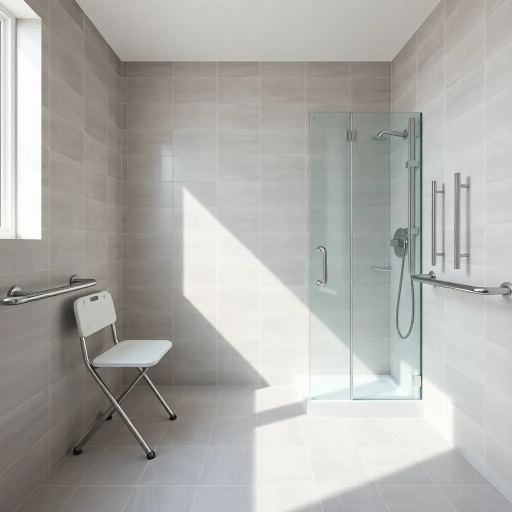 mokra łazienka dla niepełnosprawnych