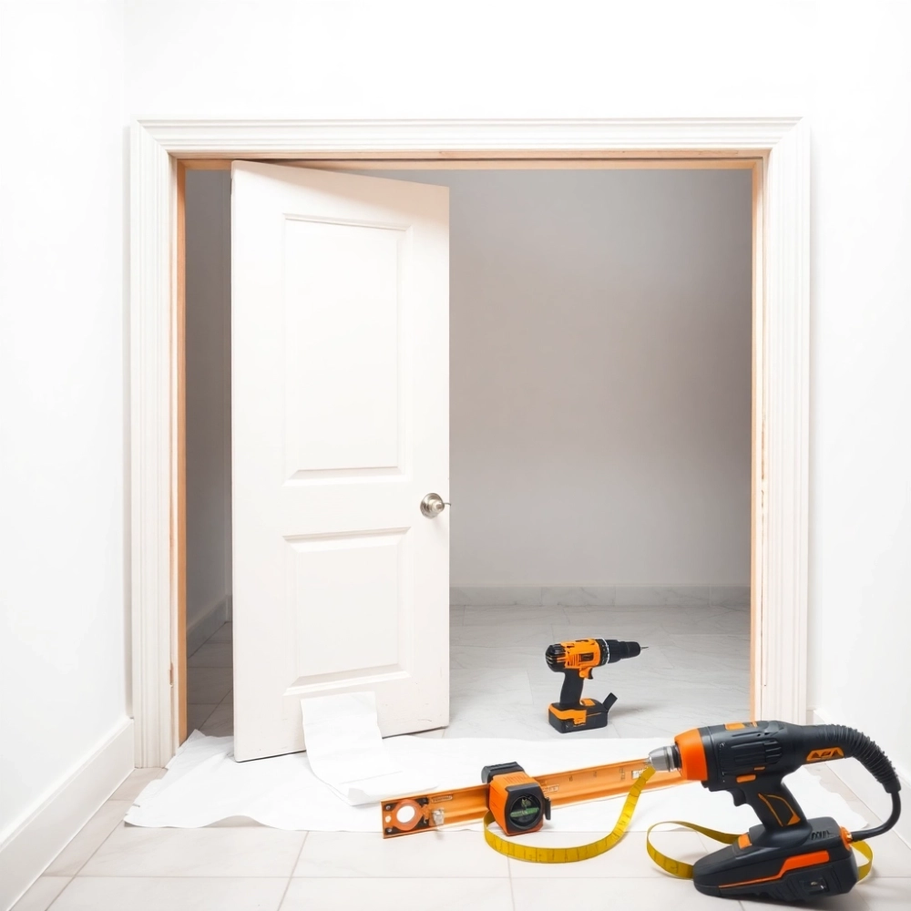 Montaż drzwi łazienkowych cena