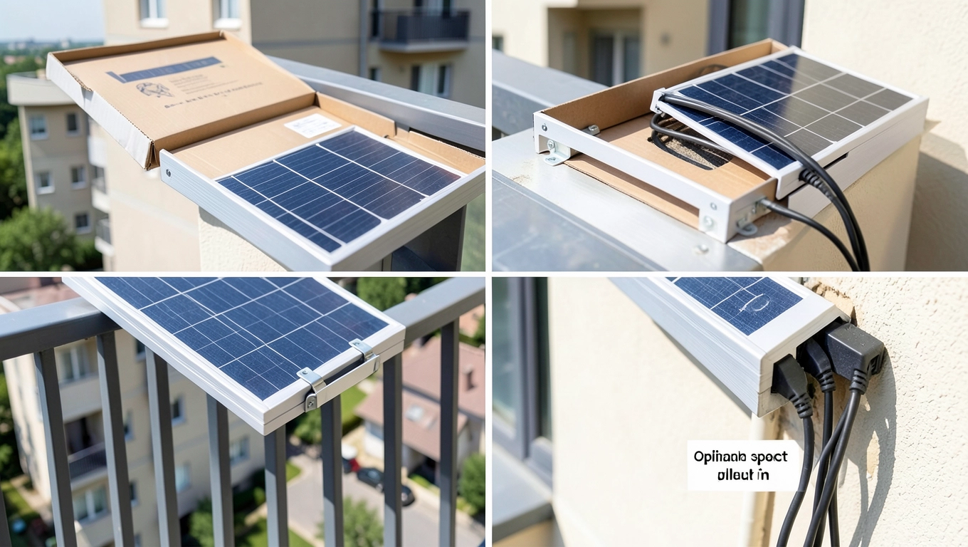 Montaż fotowoltaiki na balkonie bloku krok po kroku