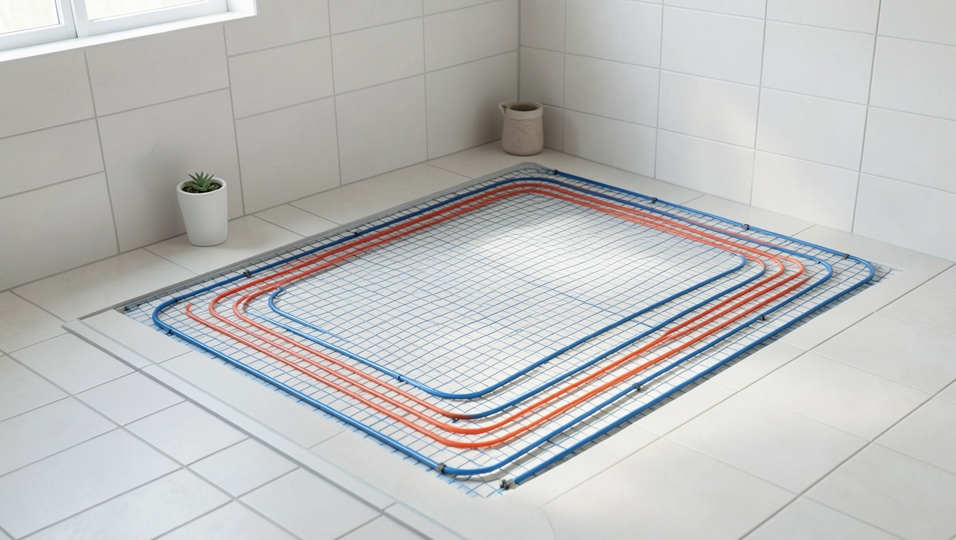 Montaż maty grzewczej w łazience krok po kroku