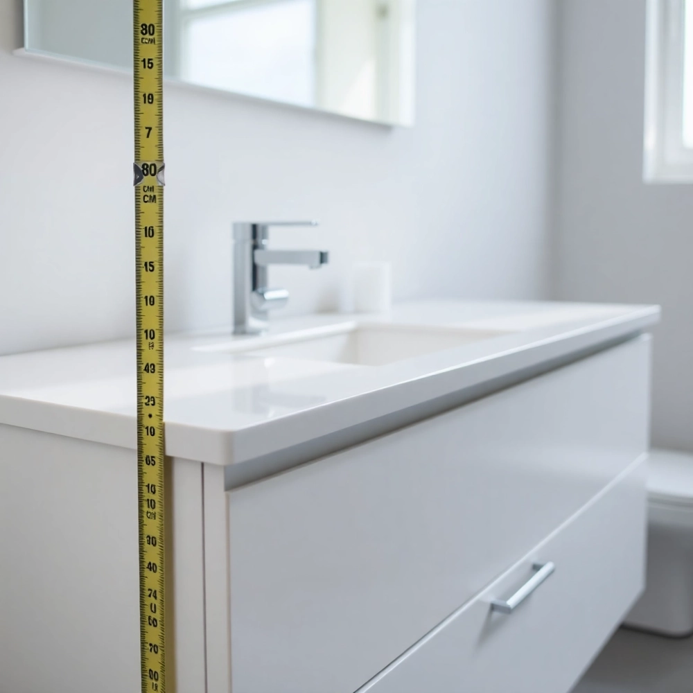 Na jakiej wysokości szafka łazienkowa