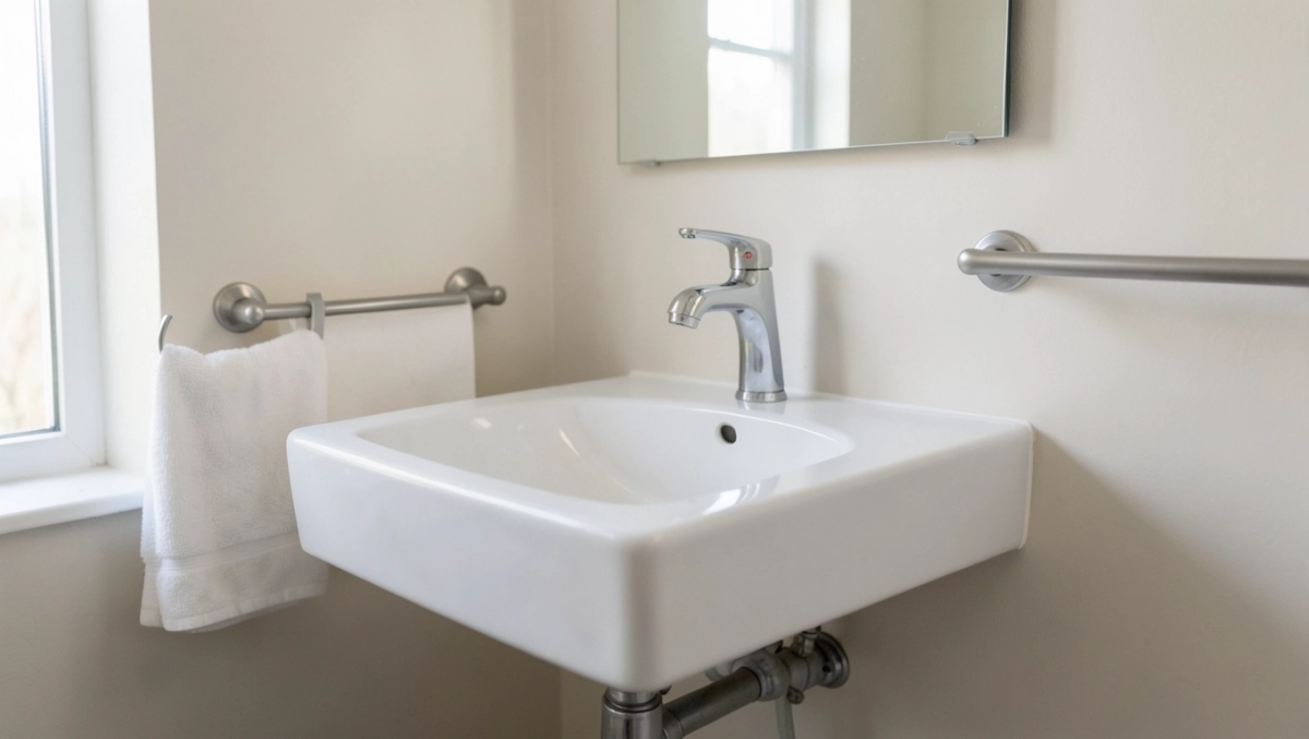 na jakiej wysokości umywalka dla niepełnosprawnych