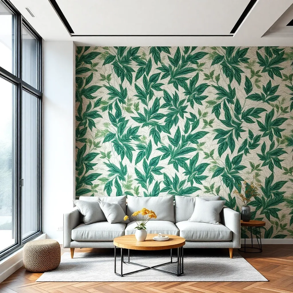 Najmodniejsze tapety do salonu