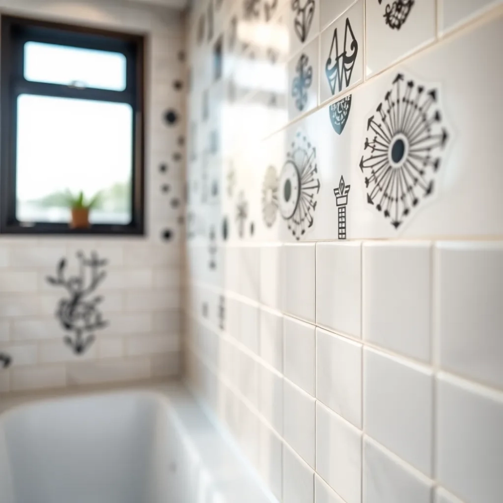 Naklejki do łazienki na ścianę