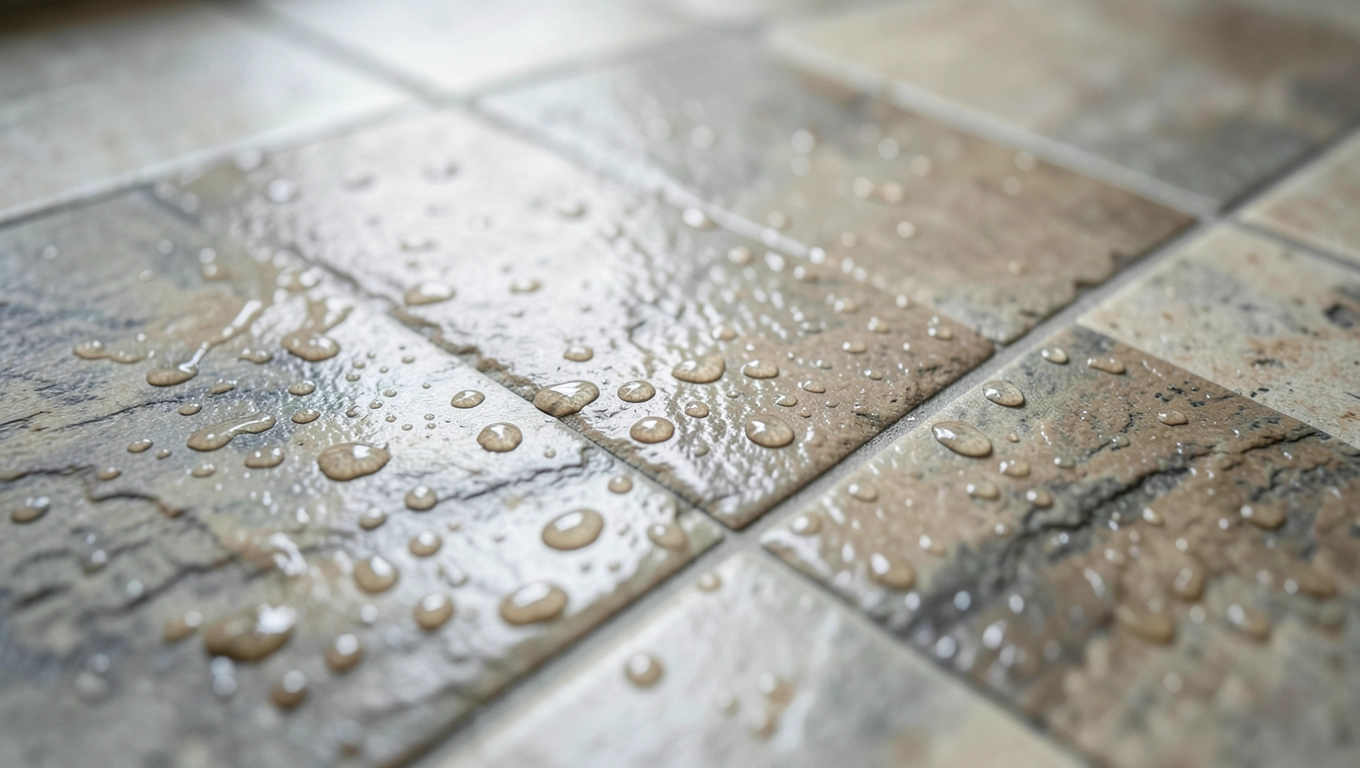 Naklejki na płytki podłogowe w łazience