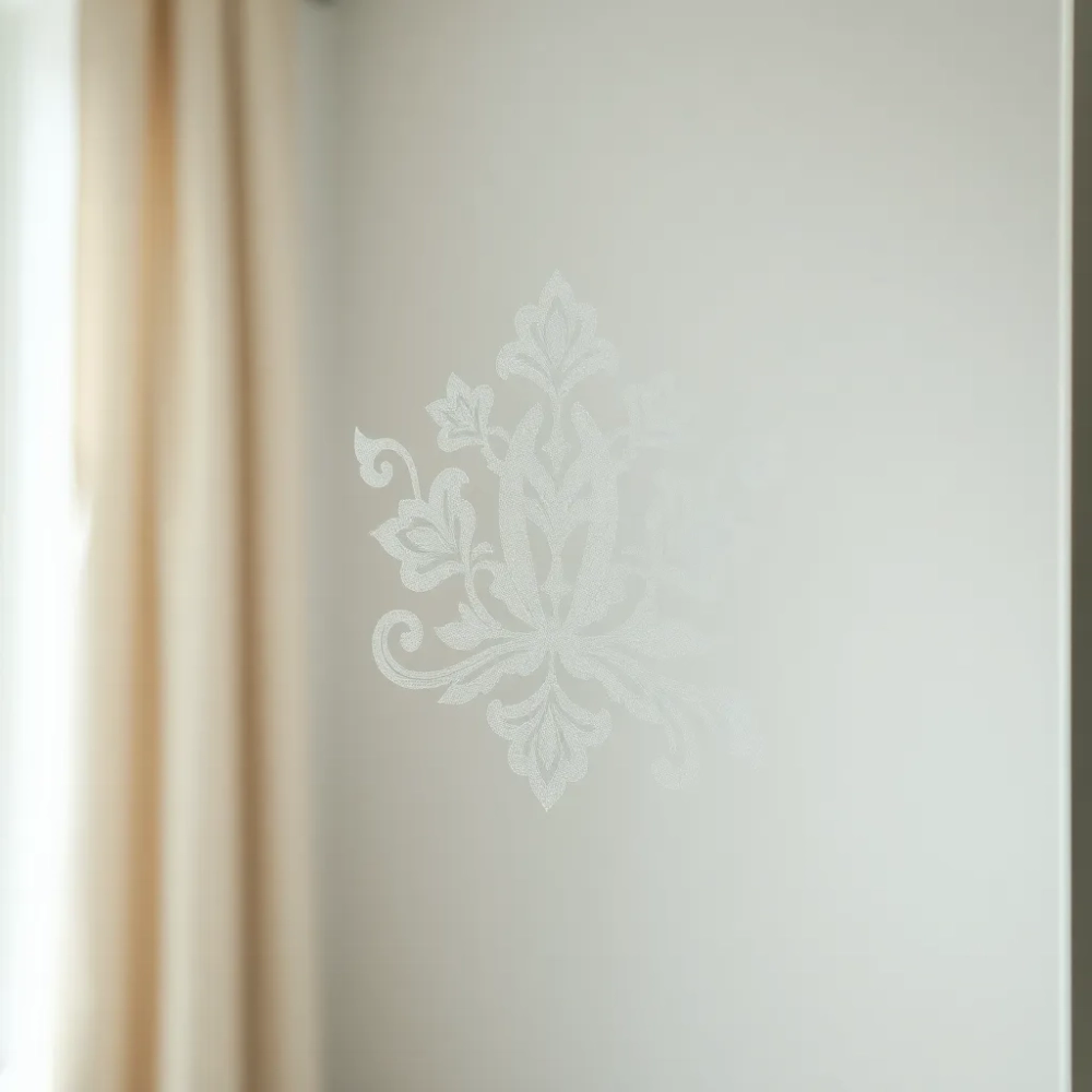 Naklejki na szyby w drzwiach pokojowych