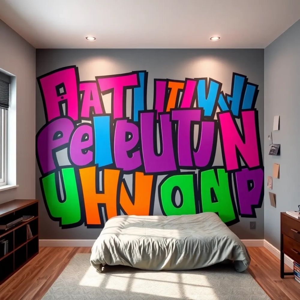 Napisy na ścianę do pokoju młodzieżowego