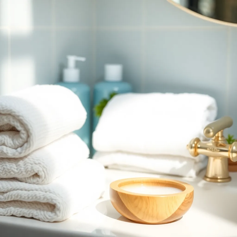 Niebieska łazienka jakie dodatki