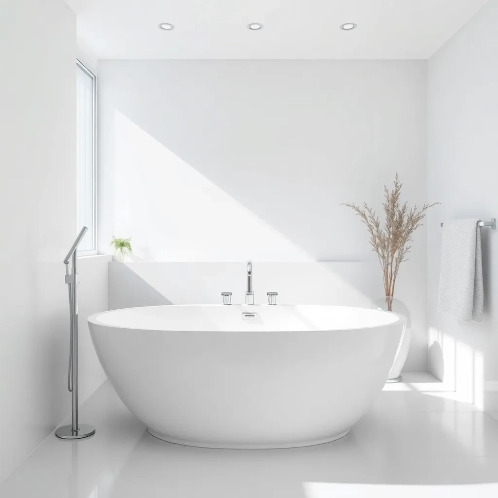 Nowoczesna łazienka z wanną