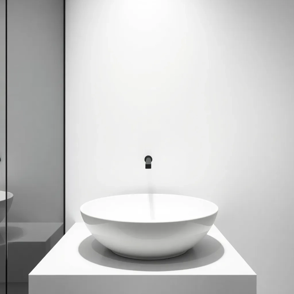 Nowoczesne baterie umywalkowe czarne