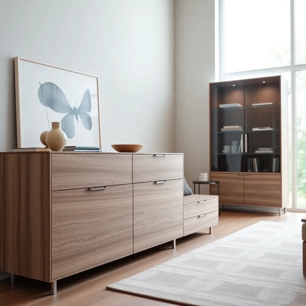 Nowoczesne komody i witryny do salonu Agata meble