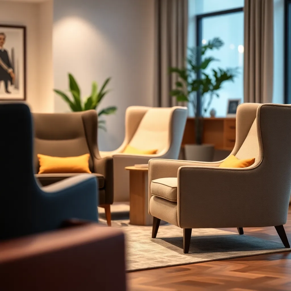 Nowoczesne krzesła do salonu tapicerowane