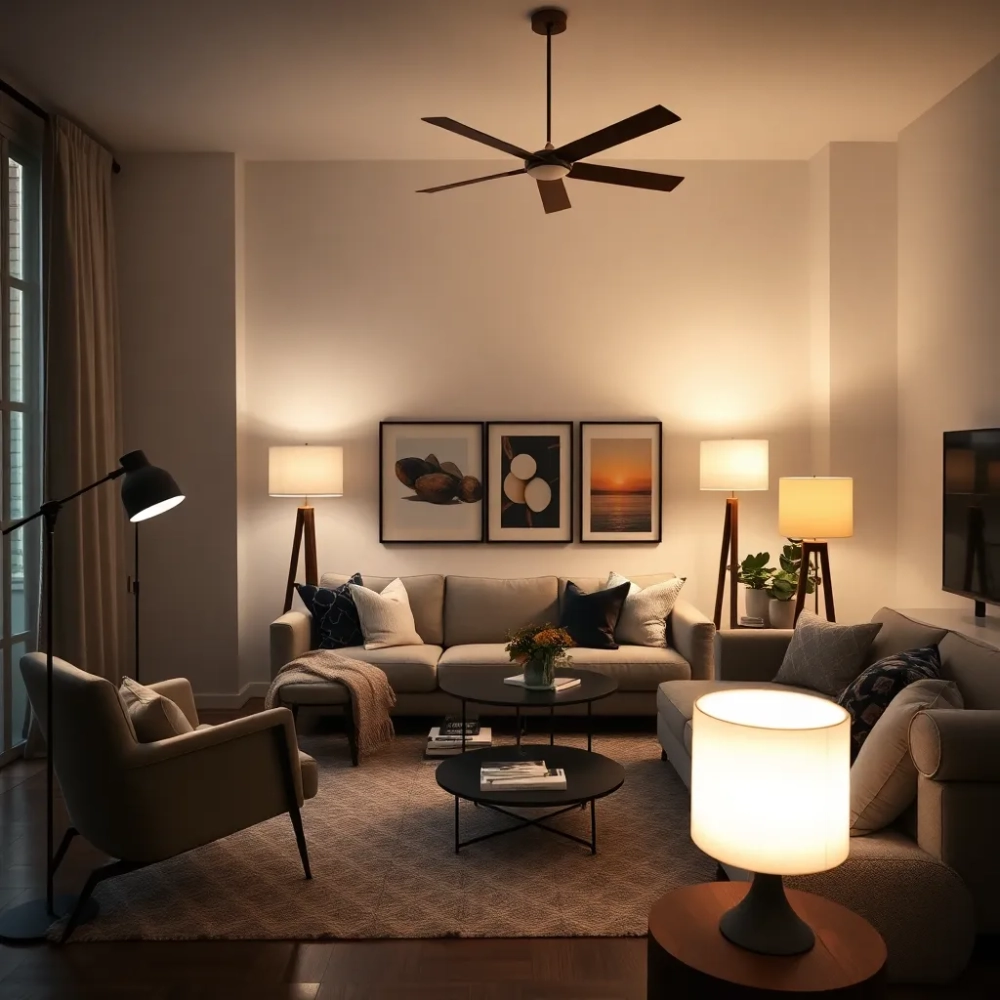 Nowoczesne lampy stojące do salonu