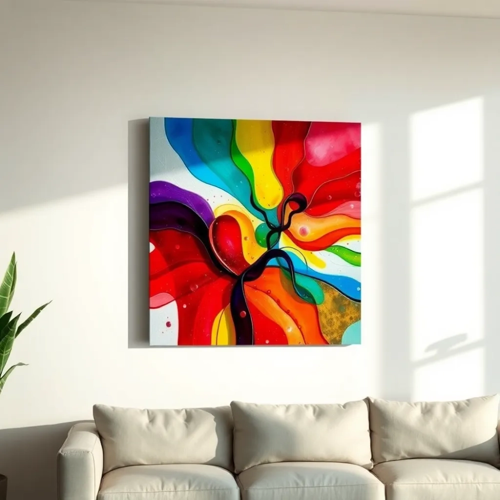 Nowoczesne obrazy na szkle do salonu