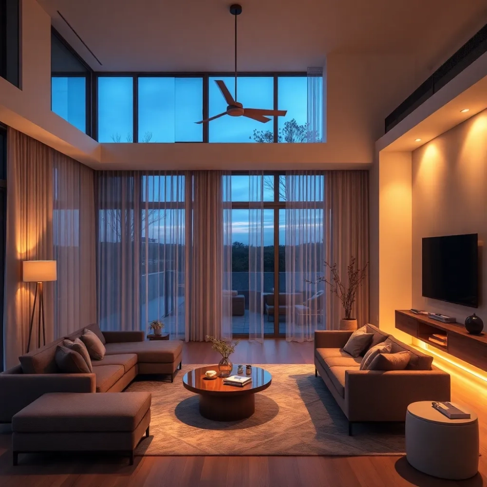 Nowoczesne oświetlenie do salonu aranżacje