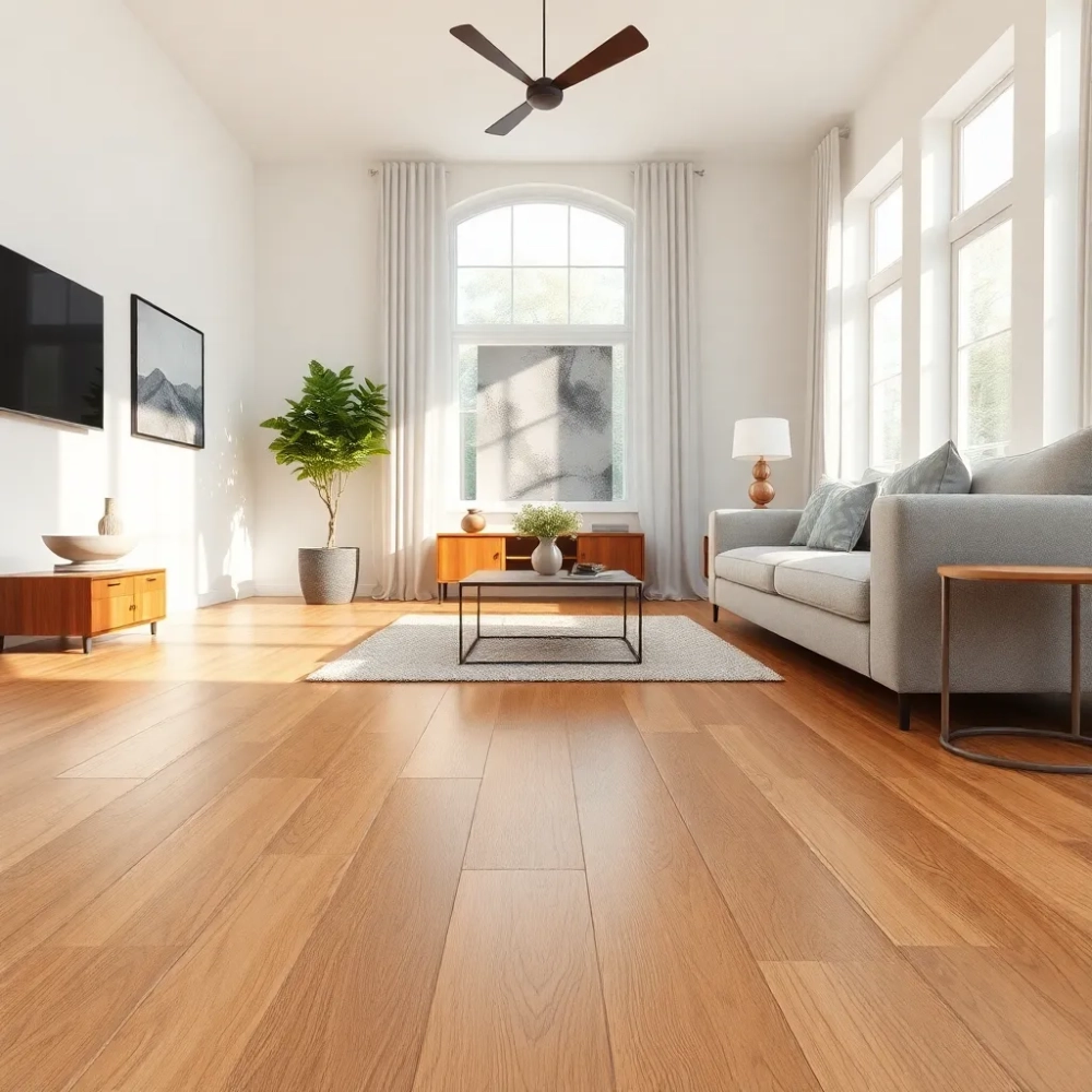 Nowoczesne panele podłogowe do salonu