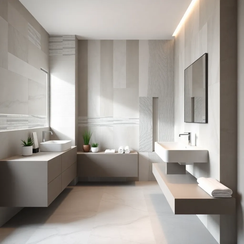 Nowoczesne płytki do łazienki aranżacje