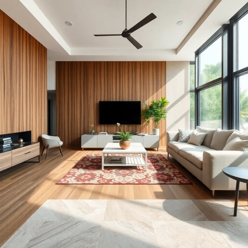 Nowoczesne podłogi do salonu