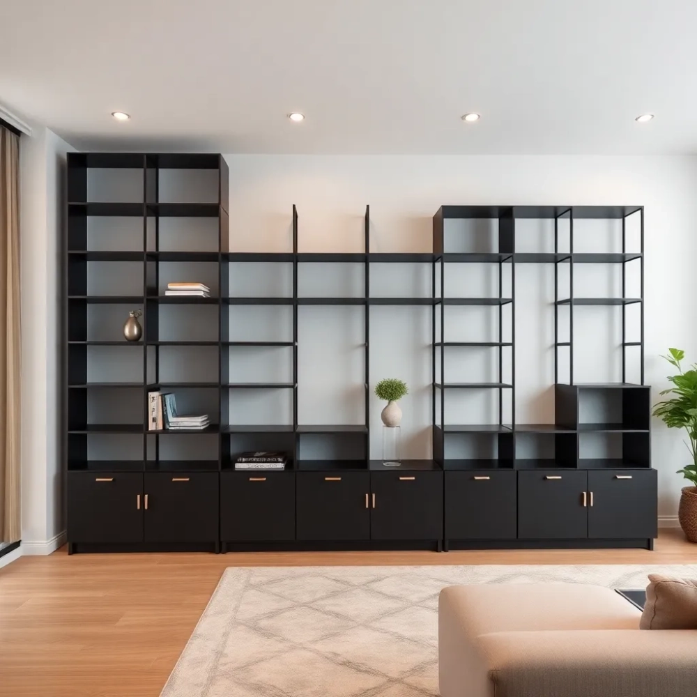 Nowoczesne regały do salonu