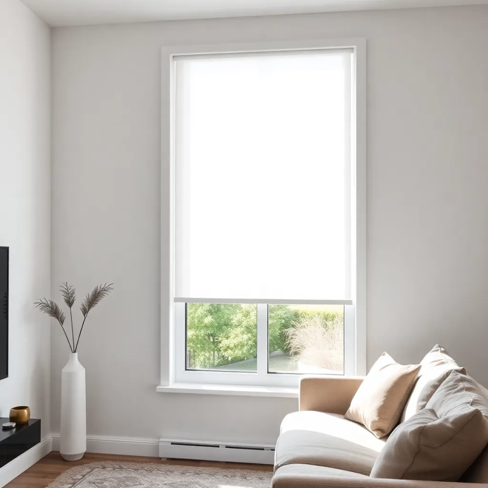 Nowoczesne rolety do salonu