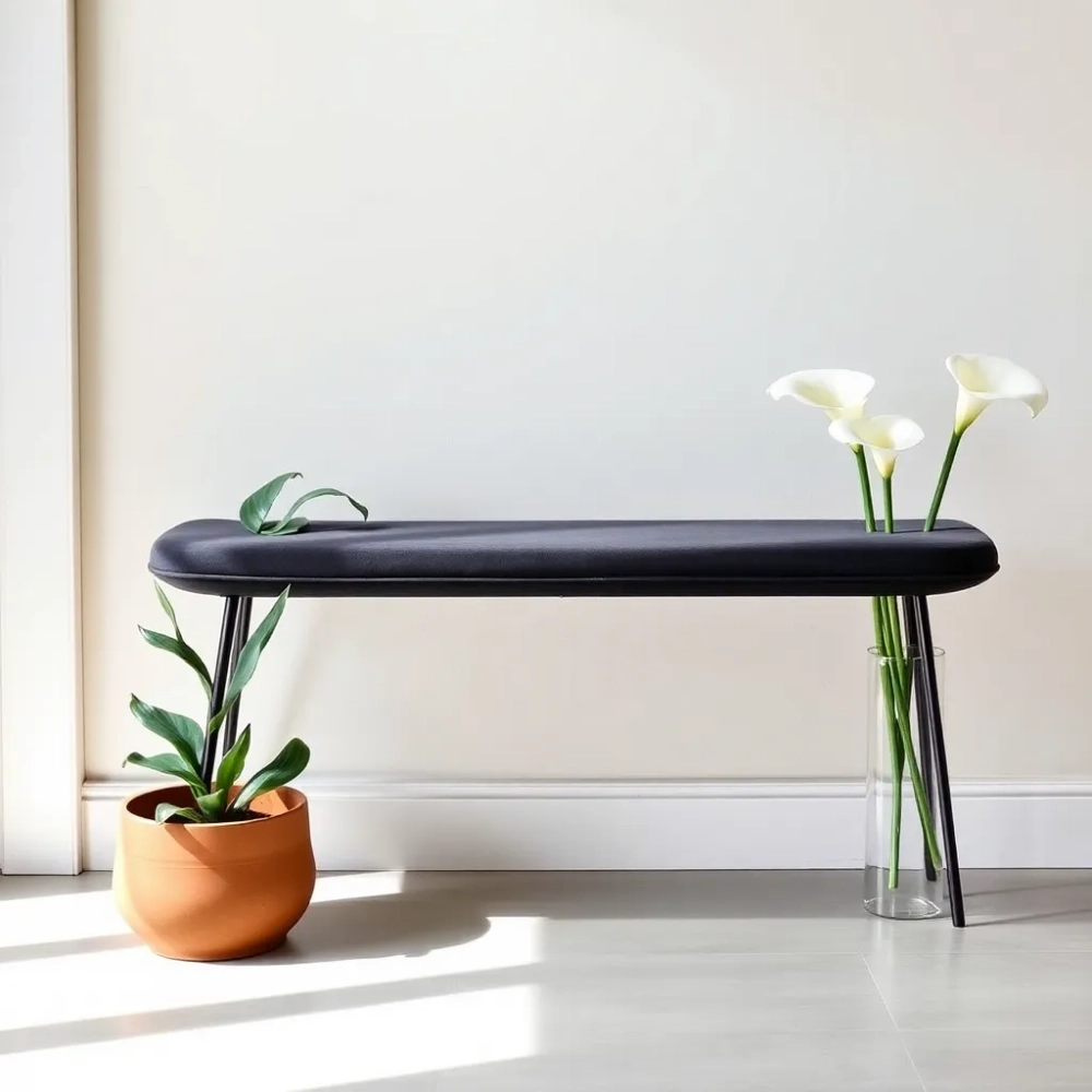 Nowoczesne siedzisko do przedpokoju