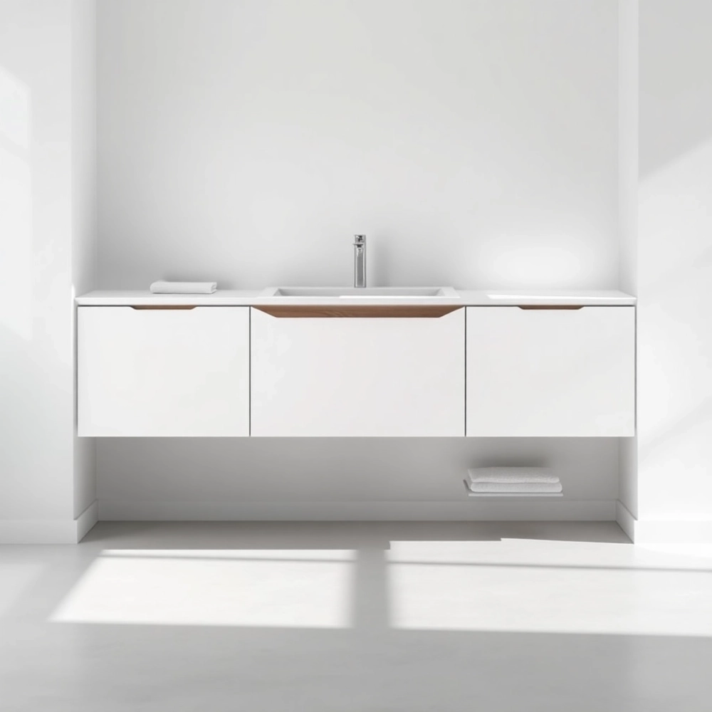 Nowoczesne szafki łazienkowe pod umywalkę