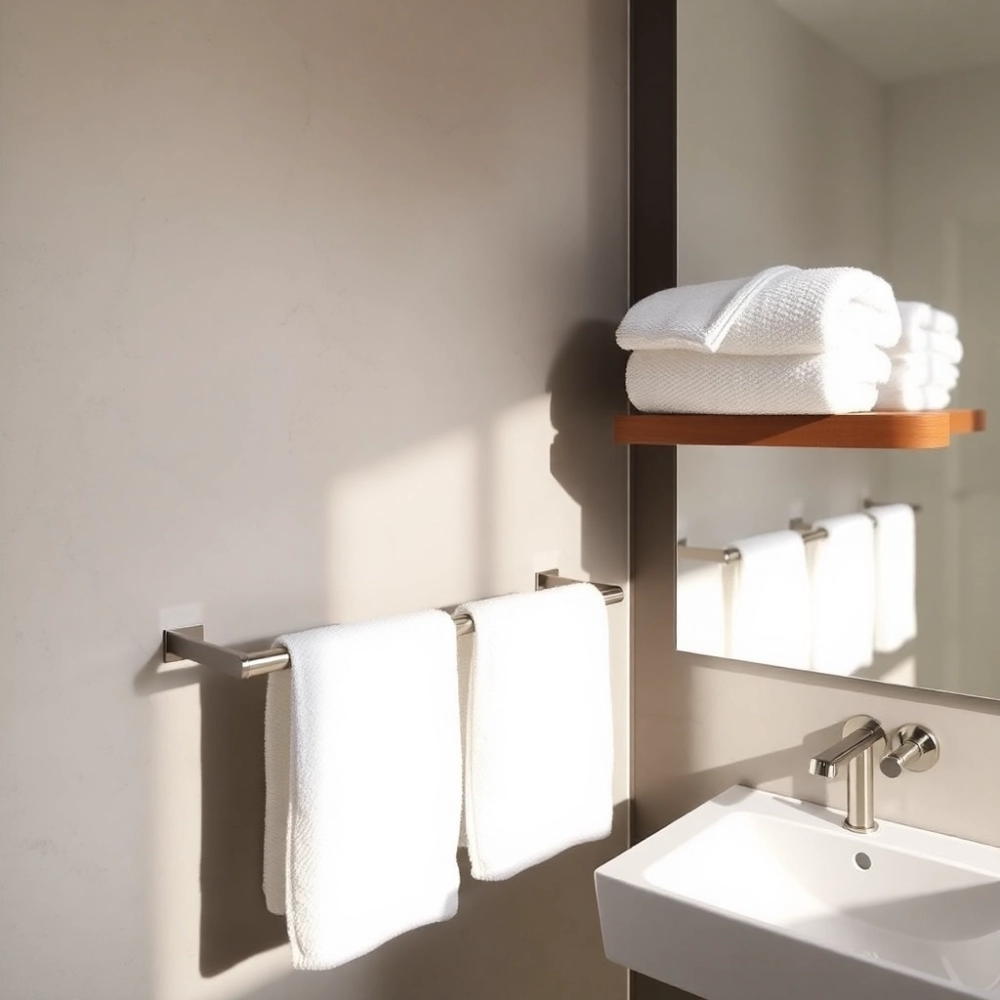 Nowoczesne wieszaki na ręczniki do łazienki