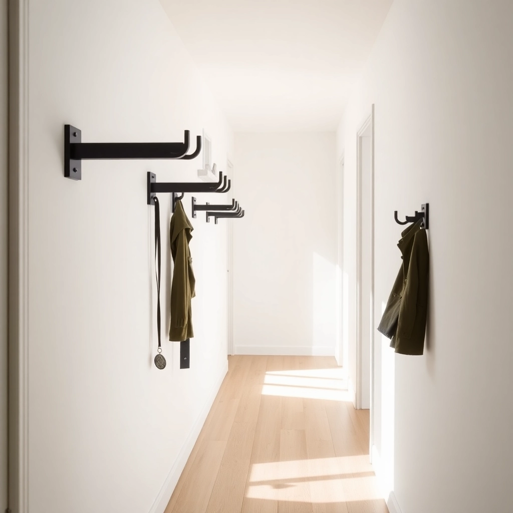 Nowoczesne wieszaki na ścianę do przedpokoju
