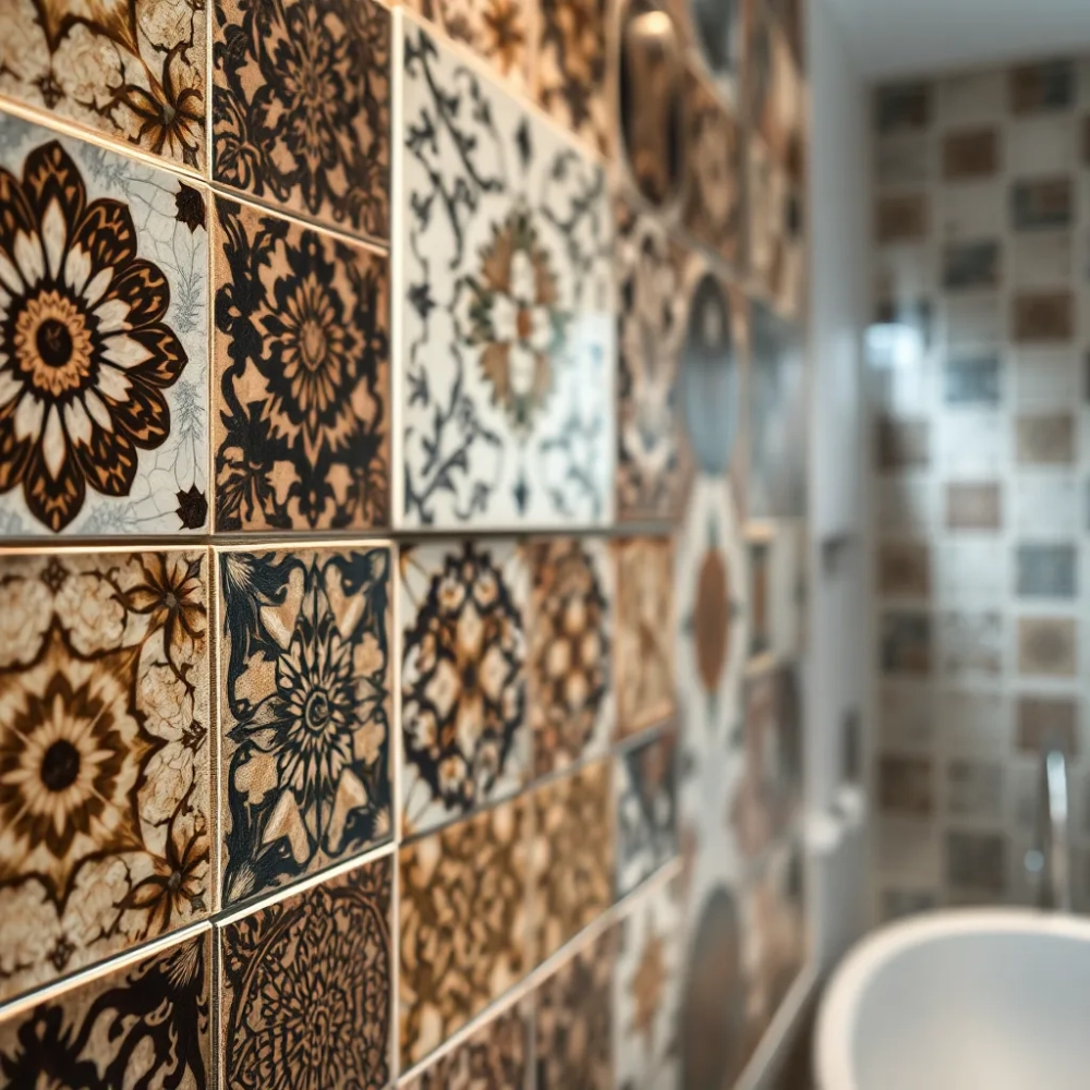 Obrazy z płytek ceramicznych do łazienki