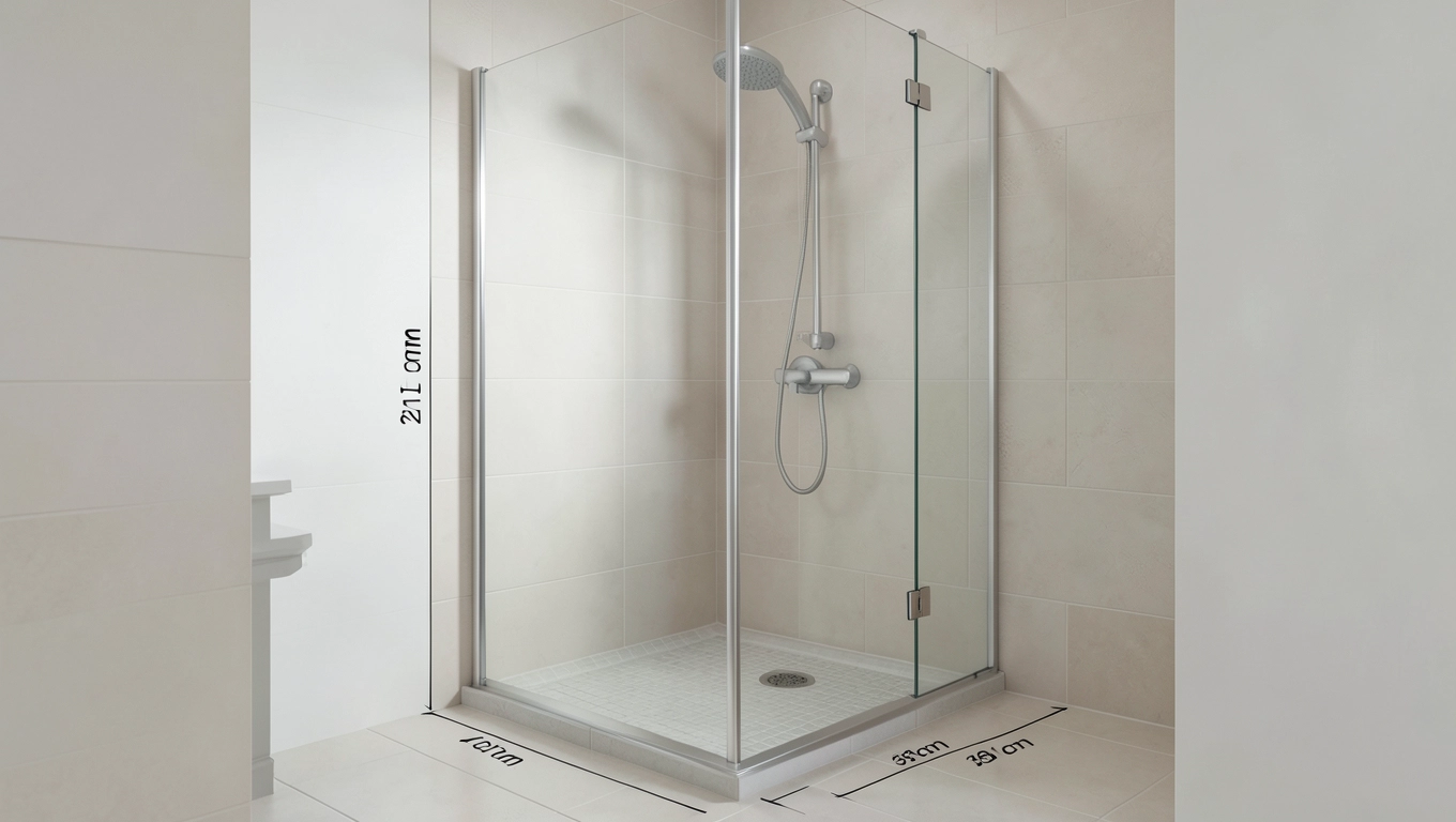 Optymalne wymiary prysznica 80x80 cm