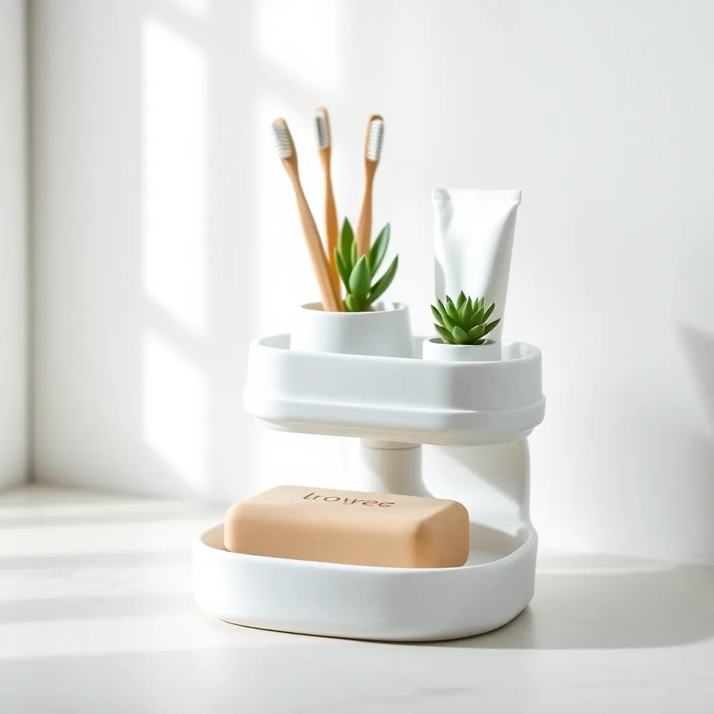 Organizer do łazienki na blat