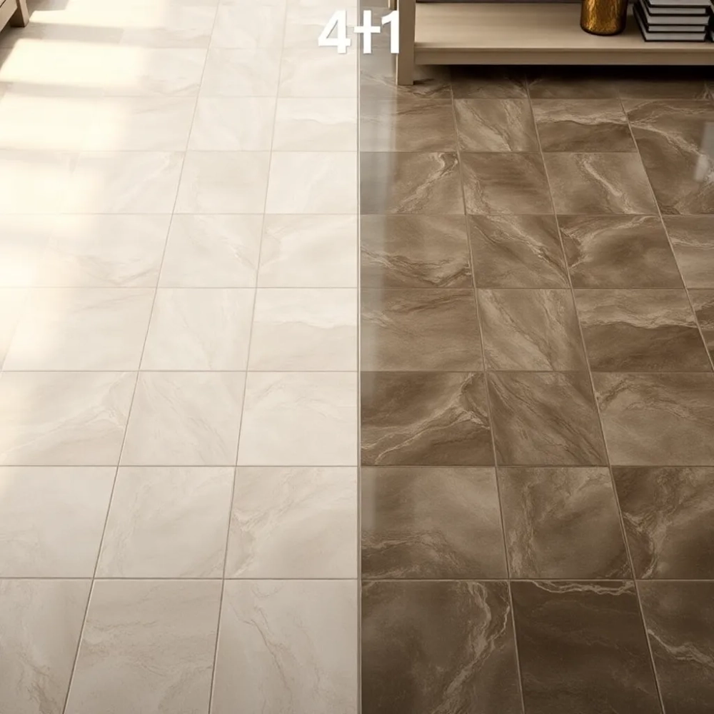 Płytki do salonu  matowe czy z połyskiem