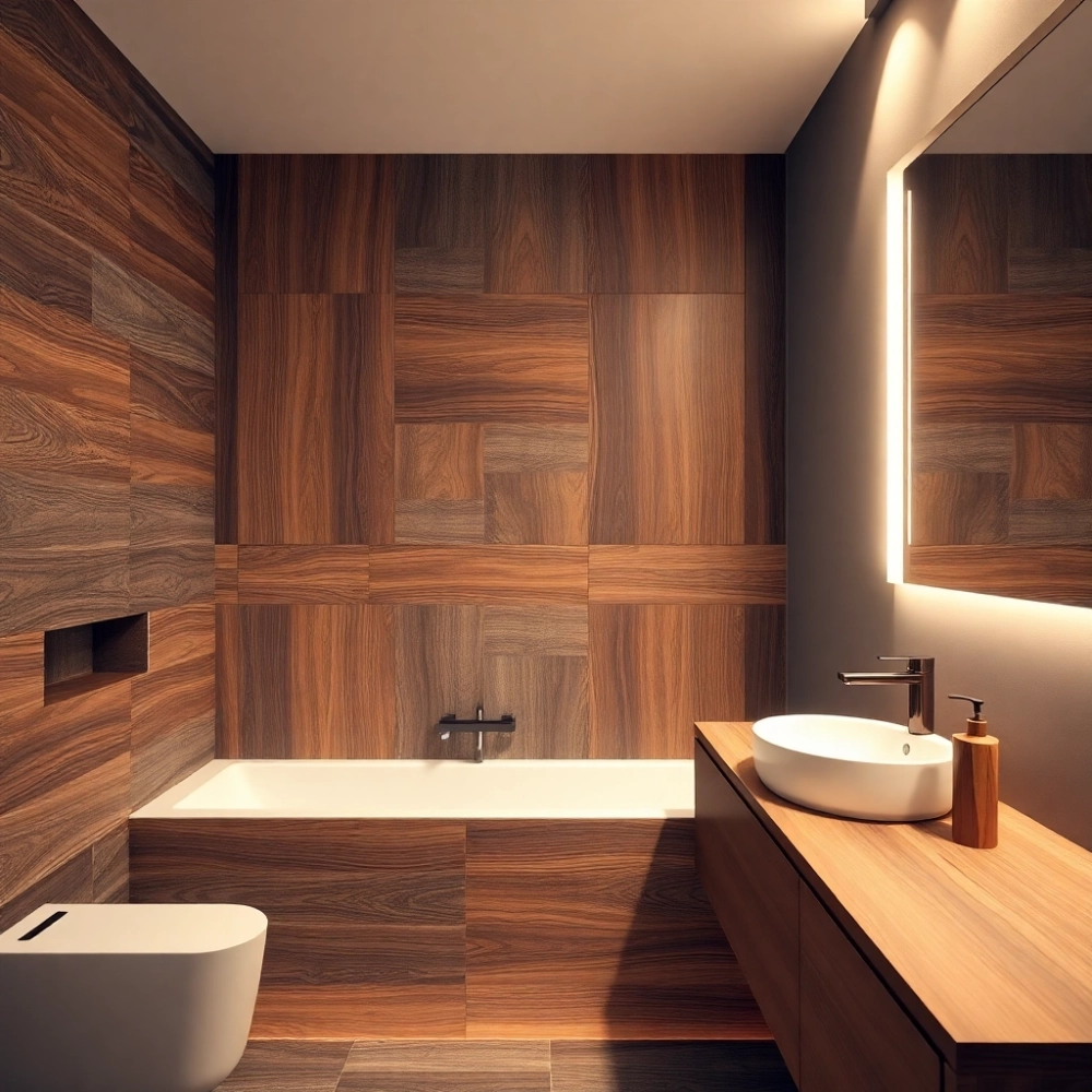 Płytki jak panele do łazienki