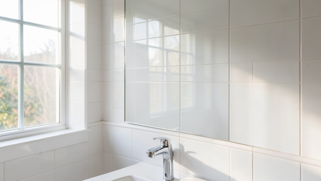 Płytki łazienkowe białe połysk