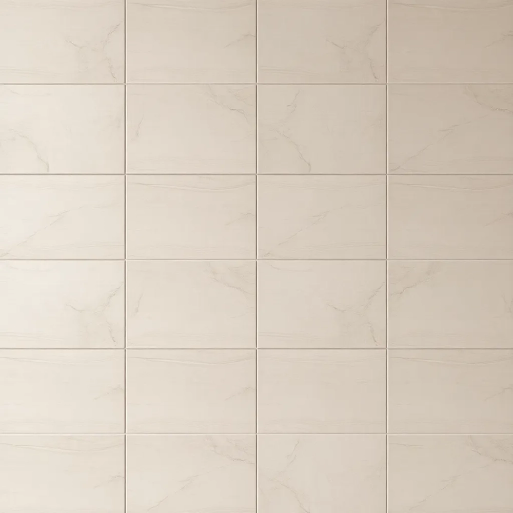 Płytki w salonie na ścianie