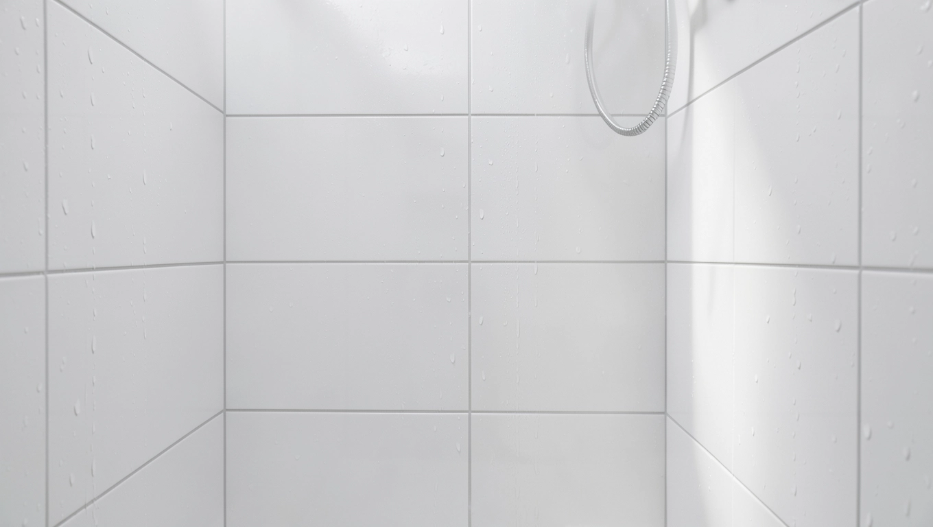 Płytki wielkoformatowe do prysznica bez brodzika