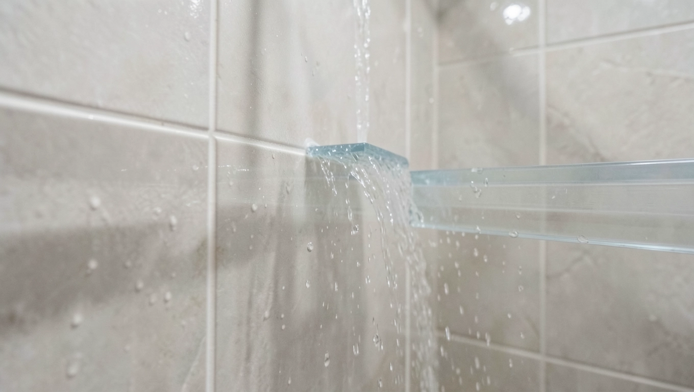 Płytki winylowe LVT pod prysznicem