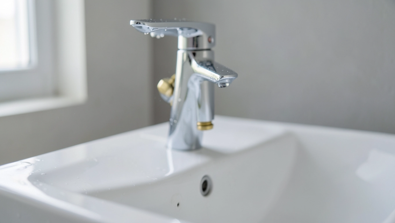 Podłączanie odpływu i armatury do umywalki nablatowej